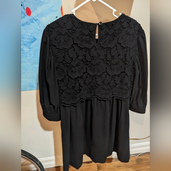 See by Chloe black babydoll dress with lace detailing - Picture 7 of 11